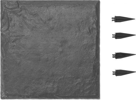 VEVOR Tuinstenen, 8 stuks, Grijs, Kunststof, 395 x 395 mm