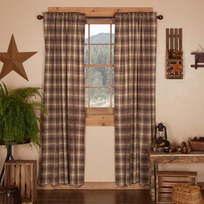 VHC Brands Dawson Star Scalloped Panel Set of 2 84x40 - Panel 84x40 - Panel 84x40
