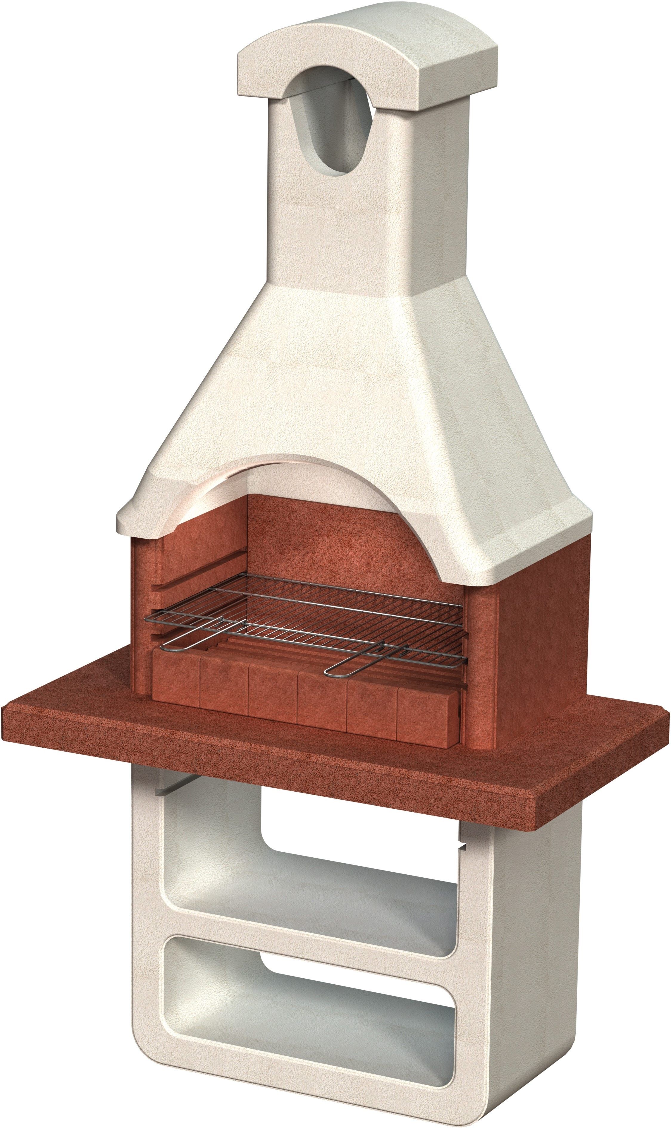 Tecnomat BARBECUE SARDEGNA A CARBONELLA 114x64x210,5 cm (LxPxH)