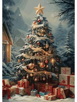 Inspired Living Vintage Santa Claus Canvas Print Christmas Wall Art For Holiday Home Decor 20x30cm u