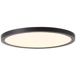 BRILLIANT Tuco LED Deckenaufbau-Paneel 25cm schwarz/weiß   1x LED integriert, 16W LED integriert, (Lichtstrom: 2100lm, Lichtfarbe: 2700K)
