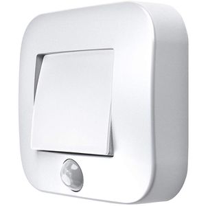 OSRAM Nachtlicht Nightlux Hall LED, mit Batterie, mit Dämmerungssensor & Bewegungsmelder, IP54, neutralweiß