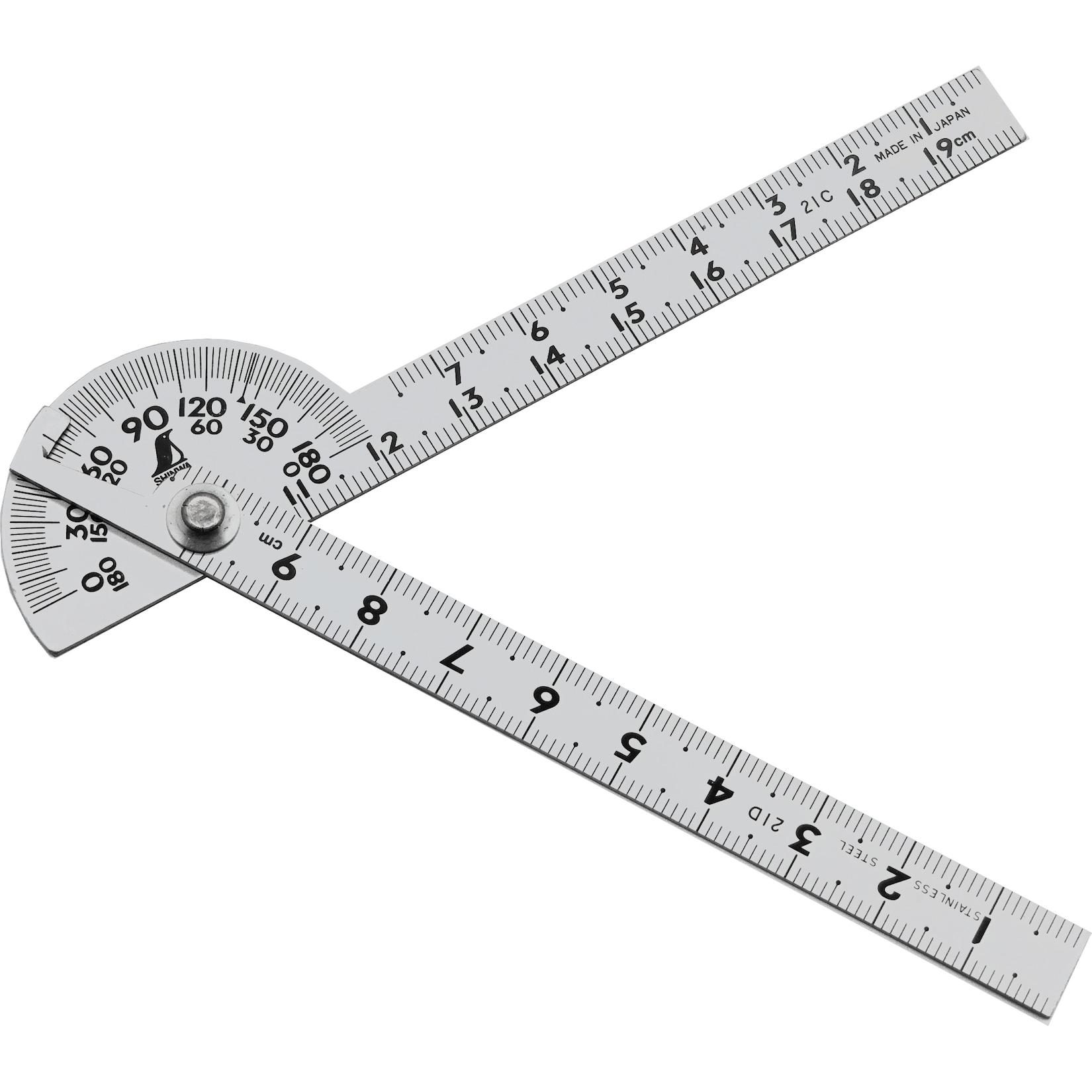 Shinwa 62995 Gradmesser No.40, Winkelmesser 90°, 10cm