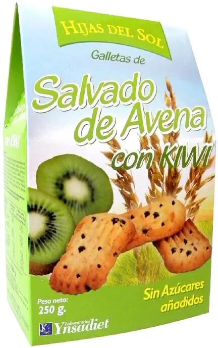 Ynsadiet Galletas Salvado De Avena Con Kiwi 250g