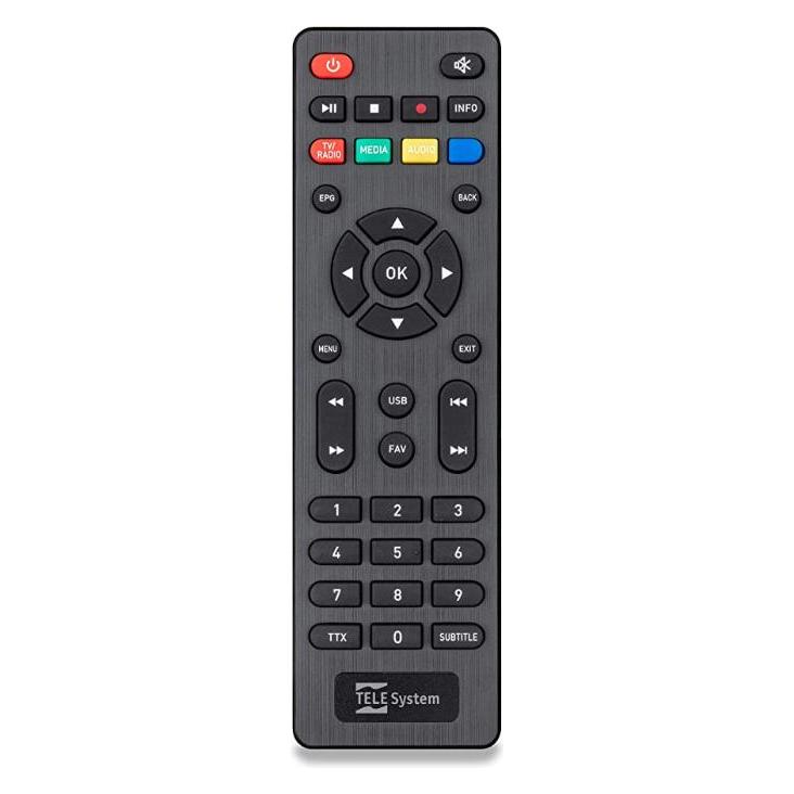 Telesystem TELE System 58035006 IR-Fernbedienung Drahtlose TV-Tuner-Tasten (Infrarot) (58035006)