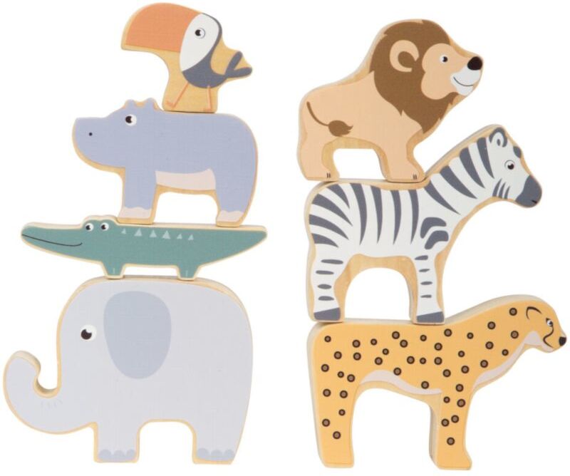 Small foot Safari boîte à formes 12m+ 7 pcs