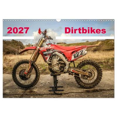 Dirtbikes 2027 (Wandkalender 2027 DIN A3 quer), CALVENDO Monatskalender