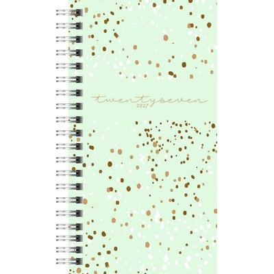 rido/idé 7014104017 Taschenkalender Mod. Timing 2 2027 'Confetti' A6, Kunststoff