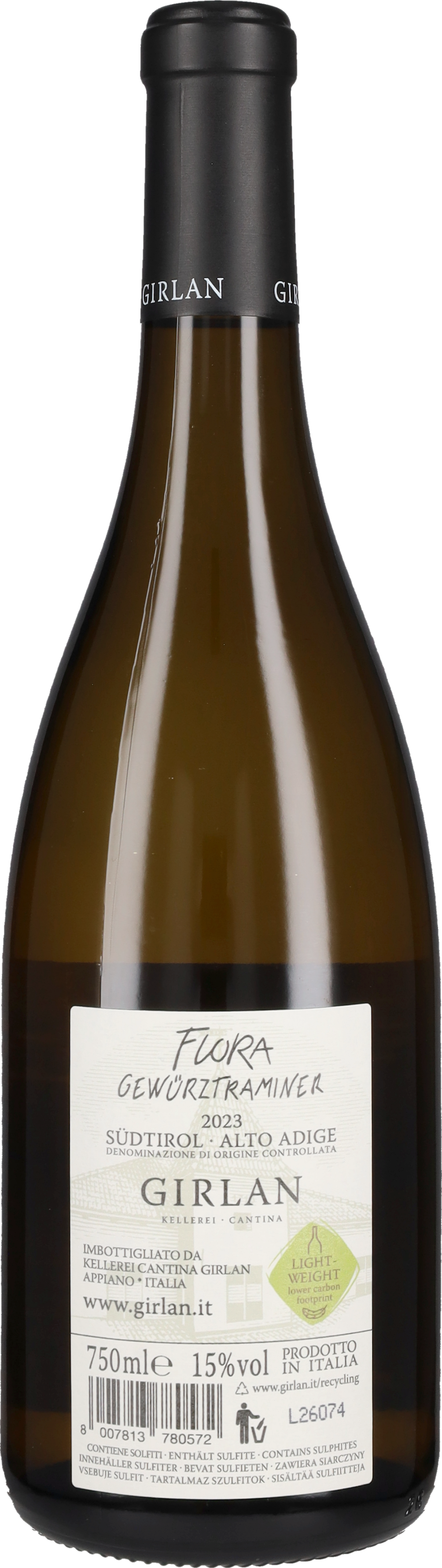 Gewurztraminer 'Flora' Girlan 2023