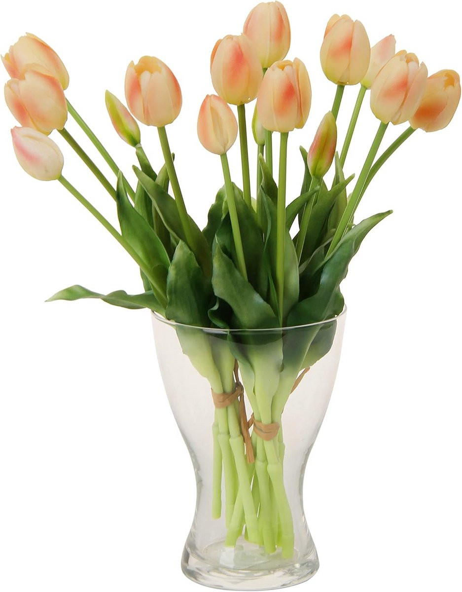 20 Stuks Kunstmatige Tulpen - Zijden Bloemen voor Thuis en Bruiloft Decoratie
