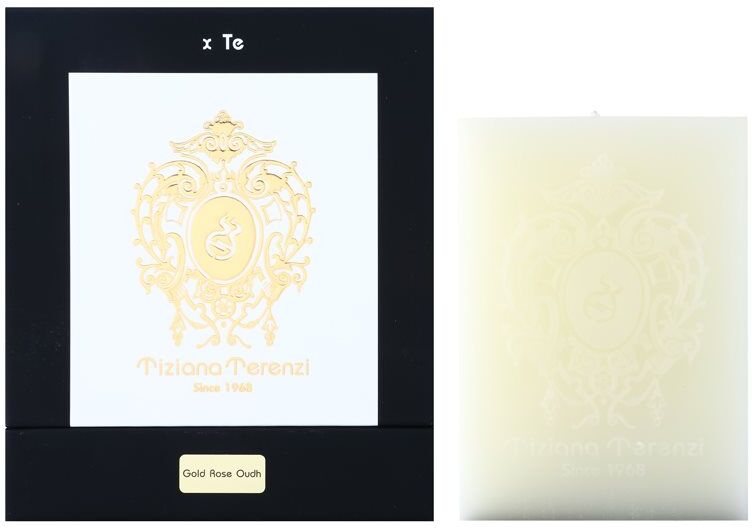 Tiziana Terenzi Gold Rose Oudh bougie parfumée 10 cm