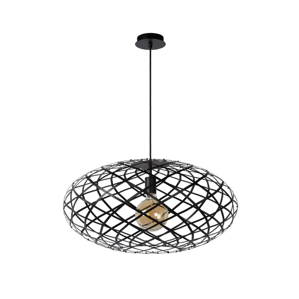 Lucide Wolfram Hanglamp zwart Ø 65cm