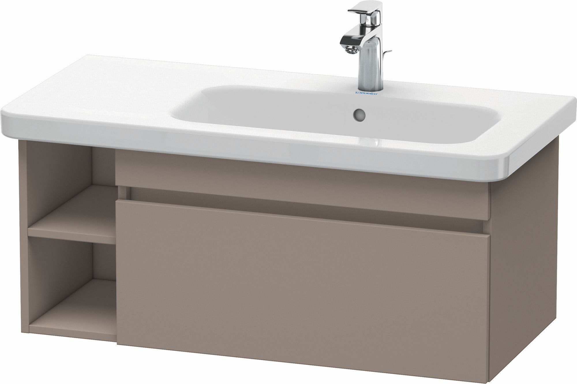 DuraStyle Duravit DS639604343 Basalte Mat , 93x44.8x39.8cm, vasque à droite