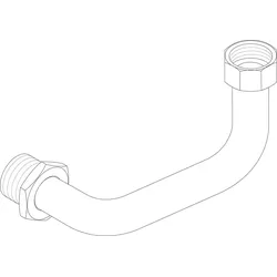 BOSCH Ersatzteil TTNR: 8735300123 Rohr DN25 25 x 1.2 Rücklauf