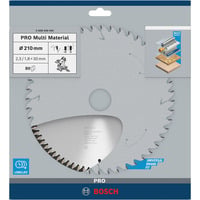 PRO Multi Material Kreissägeblatt, Ø 210mm, 80Z Bohrung 30mm, für Kapp- & Gehrungssägen