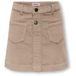 Tchibo - Only Girls Amazing Global Cordrock - Mädchen - Gr. 128 - braun