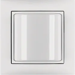 Berker 52038989 Lichtsignal mit Rahmen S.1 polarweiß glä