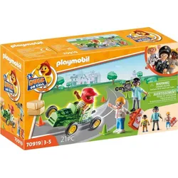 Playmobil Notarzt Action. Hilf dem Rennfahrer!