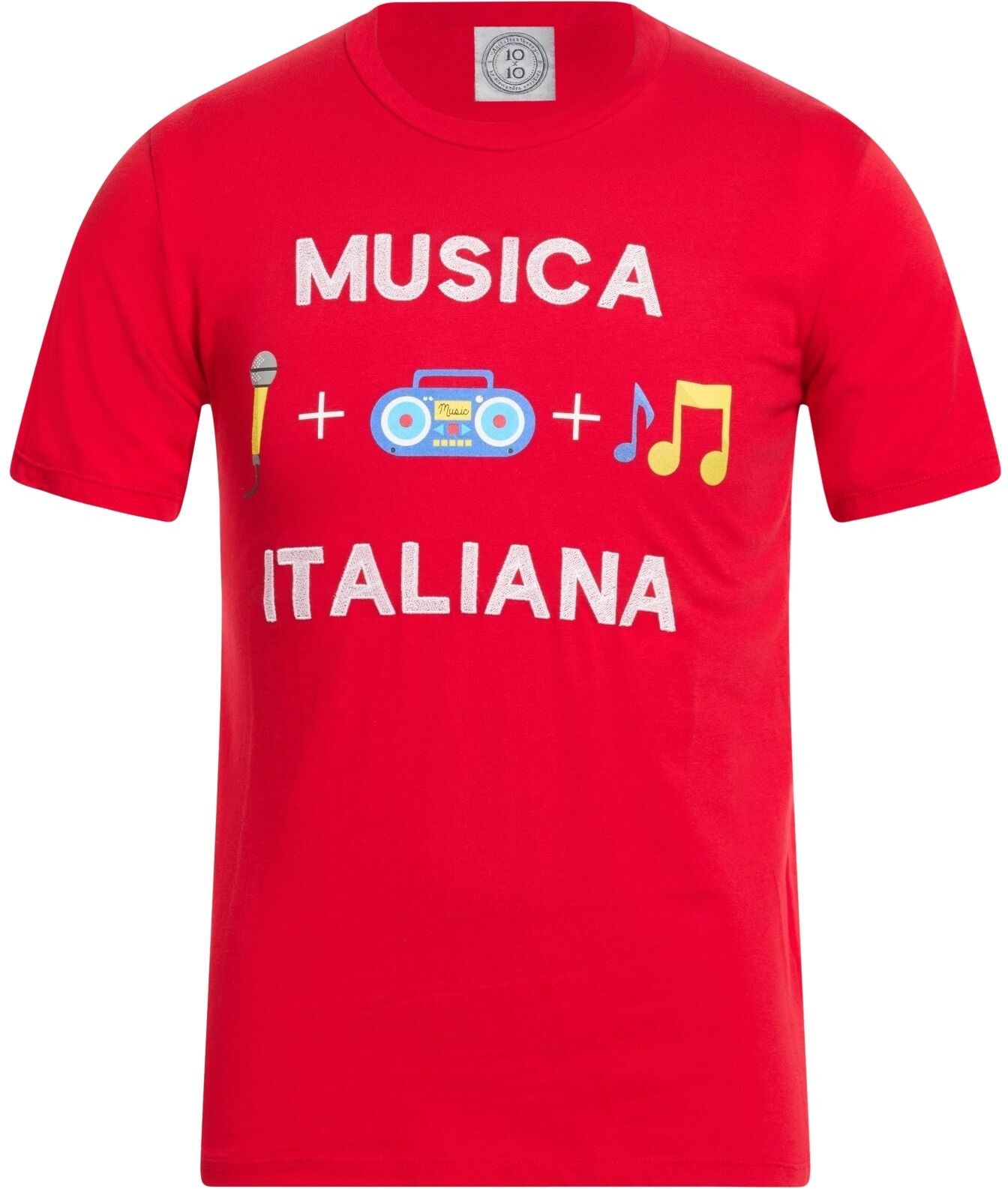 10x10 Anitaliantheory Camiseta Hombre Rojo S Hombre