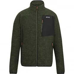 Scaris Strickfleecejacke Herren (Dark Khaki), Dark Khaki, M