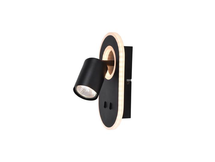 BRILLIANT Wandstrahler Kimon , schwarz, 1, H: 22cm, 1 Stk., Leuchten, LED Wandspot, Wandstrahler