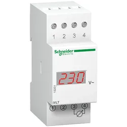Schneider Electric 15201 Modulares Digitalvoltmeter VLT, 230V, 0-600 V