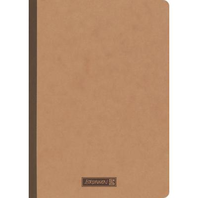 Brunnen Notizbuch Kladde Premium FACT!plus A5 braun, von , Brunnen