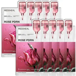 Mediheal, Gesichtsmaske, - Rose PDRN Essential Mask Healthy Glow - 10 pcs. (370 g)