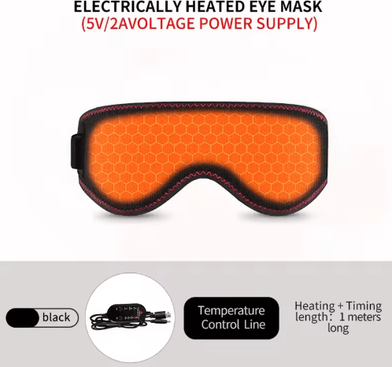 Inspire Picks Electric Heated Eye Mask Warm Eye Compress With 3 Temperature Levels For Dry Eye Comfort & Restful Sleep heating eu Plug