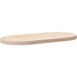 vidaXL Tischplatte 70x35x2,5 cm Massivholz Kiefer Oval