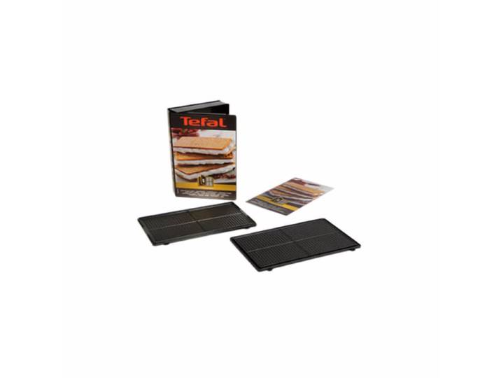 Tefal Zubehör Snack Collection Gaufrettes Wechselplatte – Backutensilien/Backform