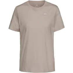 Nike Club T-Shirt Damen | Gr. S | beige - beige
