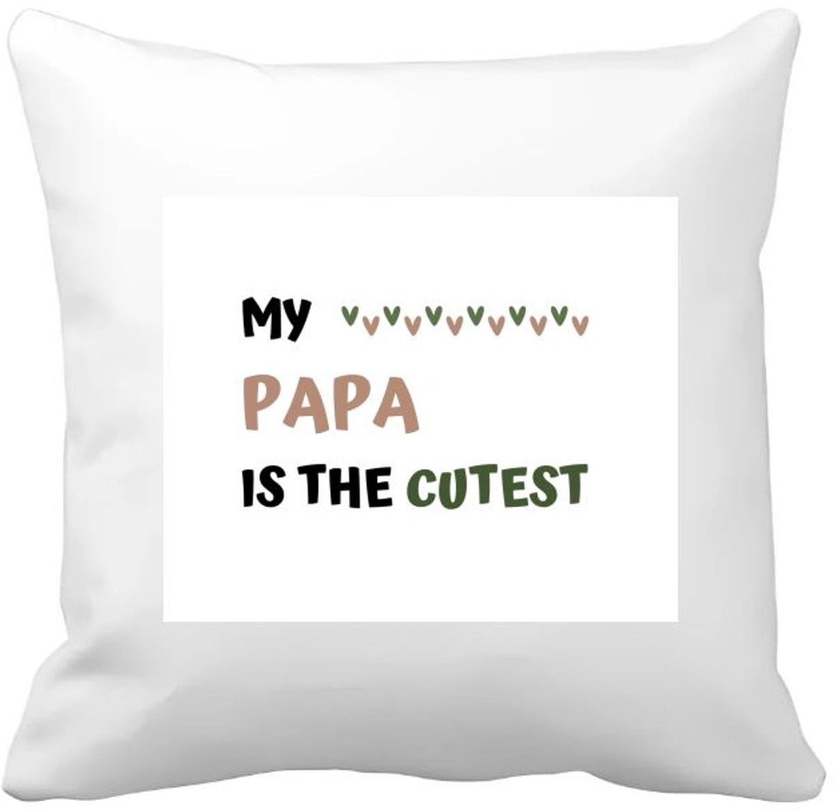Akyol Kussenhoes My Papa Is The Cutest - 40 x 40 cm