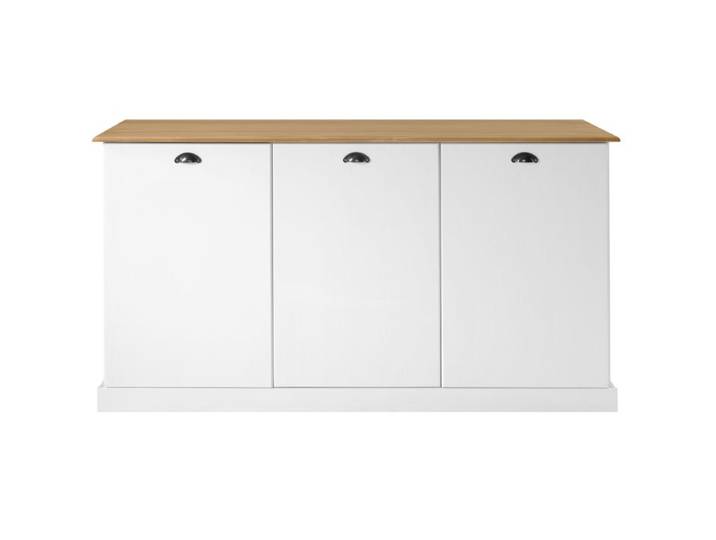 Buffet 3 portes STANFORD Blanc / miel