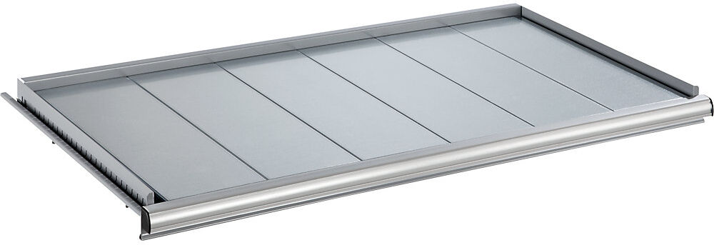 kaiserkraft Auszugboden für ESD-Schwerlastschrank, HxBxT 75 x 918 x 459 mm, Traglast 200 kg, lichtgrau RAL 7035