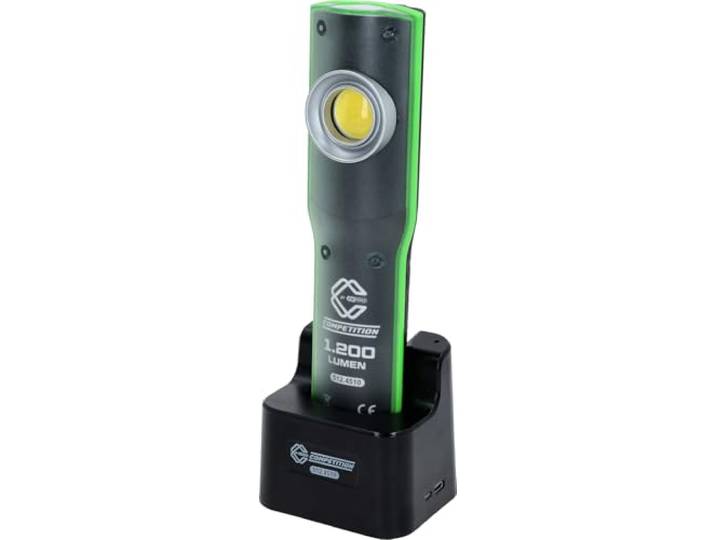 COMPETITION 512.4510 Lampe de travail LED à intensité variable 1200 lumens avec station de charge (Powered by KS TOOLS)