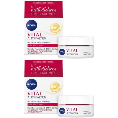 Nivea Visage Vital aufbauende Tagespflege 2x 2x50 ml Tagescreme