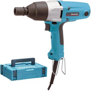 Makita Elektro-Schlagschrauber TW0200J, 200Nm, 380 W, mit Steckschlüssel und Koffer
