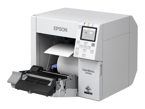 Epson ColorWorks CW-C4000E (BK) - Etikettendrucker - Farbe - Tintenstrahl - Rolle (10,2 cm) (C31CK03102BK)