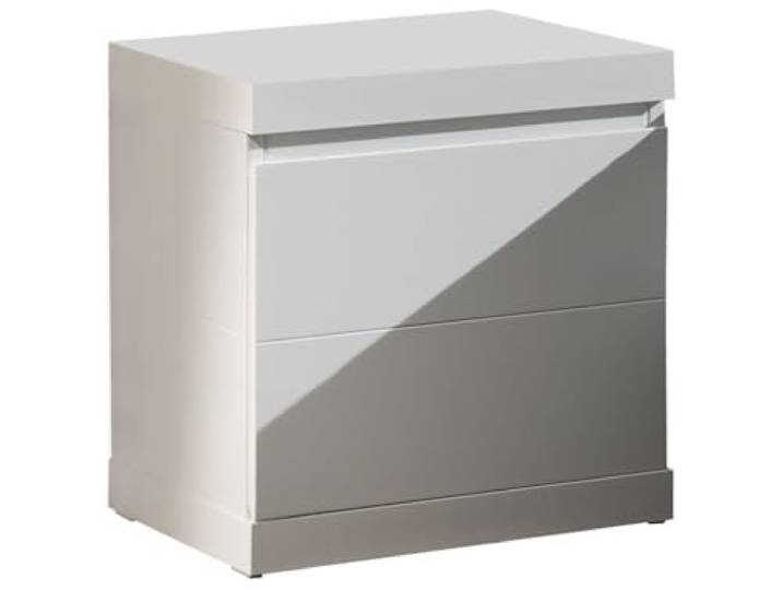 Vipack 'Autobett lana1214 Lara Nachttisch MDF weiß lackiert 44 x 40 x 47,5 cm