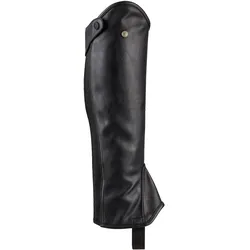 Suedwind Soft Chap Comfort schwarz weiches dehnbares Leder Elastikeinsatz , Suedwind Chaps: LT W35-39 / L49