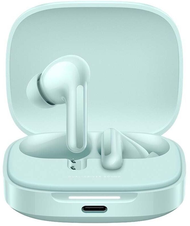 Auriculares Bluetooth Xiaomi Redmi Buds 6 com estojo de carregamento/ Autonomia 10h/ Verdes