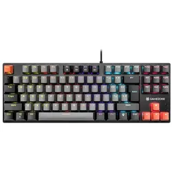Tracer GAMEZONE Strike 87 Mechanische Tastatur (US, Kabelgebunden), Tastatur, Schwarz