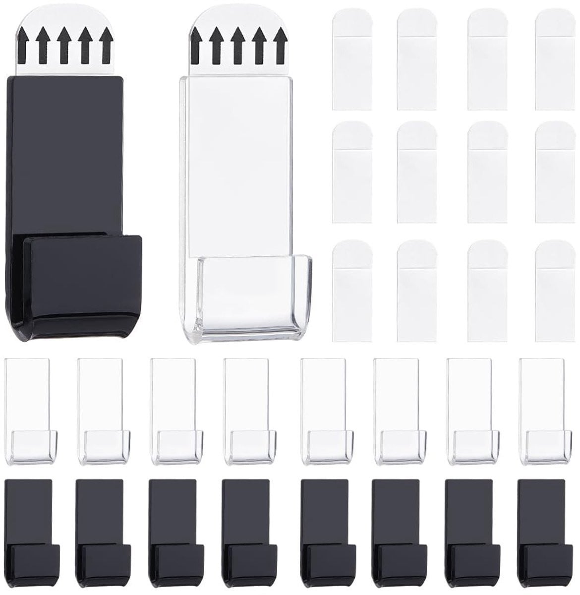 Dailygoods Vinyl Record Wandmontage 20 Stuks - Acryl Plank - Album Cover Display en Wanddecoratie