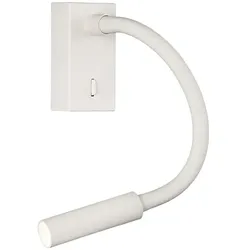 ACB LED Wandleuchte CIO 16/3239 Leseleuchte, 3W, 3000K, 285lm, IP20, mit Schalter, verstellbar, weiß ACB-A3239101B