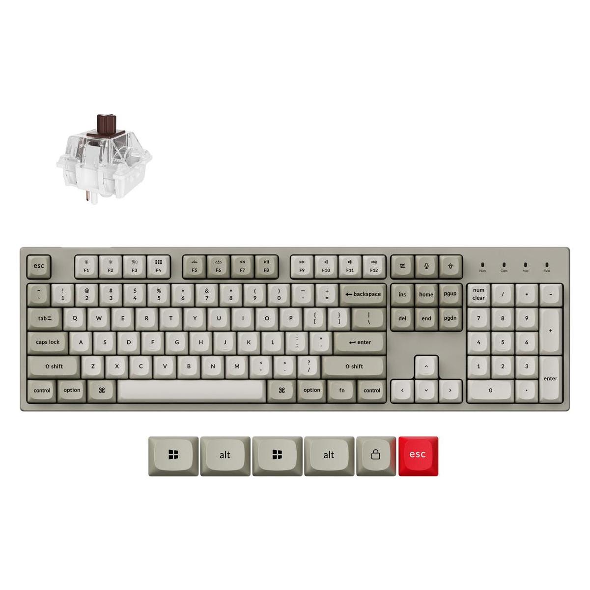 Keychron C2 Pro 8K (Eng. Int., Kabelgebunden) (C2PX-M3)