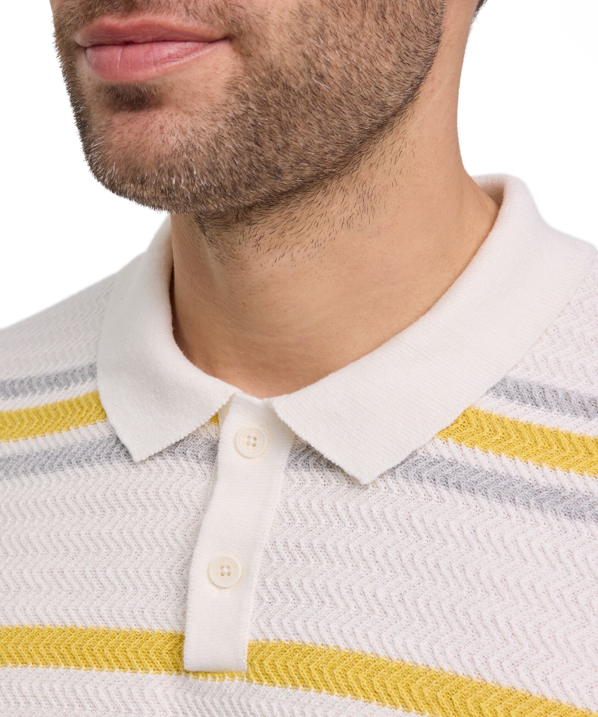 Poloshirt FALKE "FALKE Polo Shirt", Herren, Gr. M, daffodil (1253), Shirts Poloshirt
