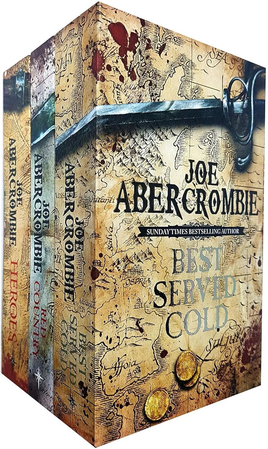 Orion The Great Leveller Collection by Joe Abercrombie - 3 Book Set - Best Served Cold, The Heroes, Red Country - Grimdark Fantasy Paperback
