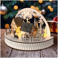 HTI-Living Weihnachtsszene beleuchtet Rehe