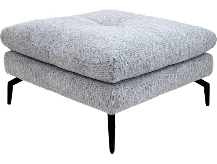 Chilliano Hocker LUGANO, grau, Stoff